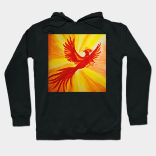 Phoenix Bird Painting Hoodie